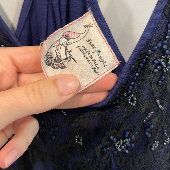 Free People - Razorback Lace & Beaded Dress - Picture 7 of 7